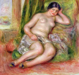 眠っているオダリスク、またはトルコのスリッパのオダリスク、c.1915-17